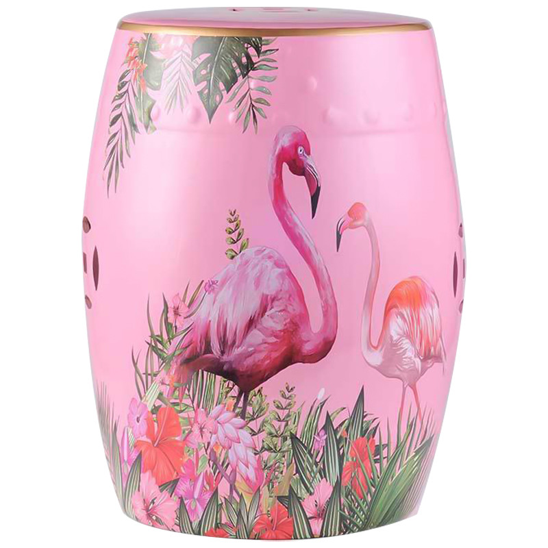 Керамический табурет Flamingo Tropical Animal Ceramic Stool Pink