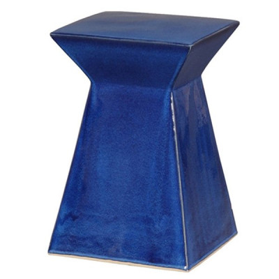 Керамический табурет Upright Garden Stool - Blue