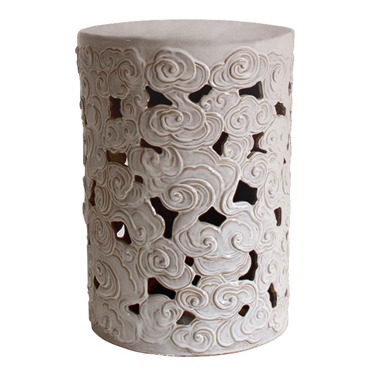 Керамический табурет White Clouds