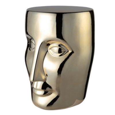 Керамический табурет Золотое Лицо