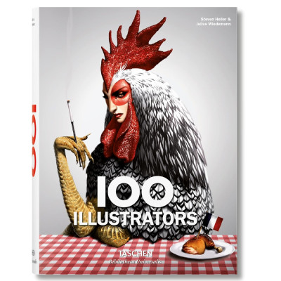 Книга обзор лучших иллюстраторов 100 Illustrators Bibliotheca Universalis