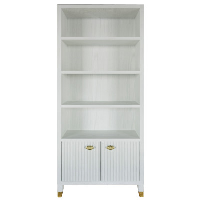 Книжный Стеллаж Elsa Dreams White с задней стенкой