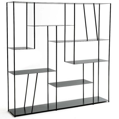 Книжный стеллаж из металла Menzie Square Metal Rack
