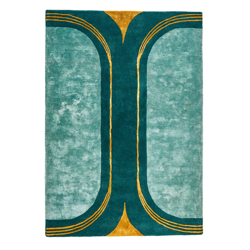 Ковер Carpet Green & Gold