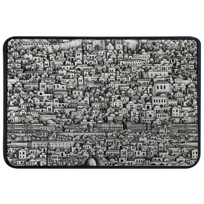 Ковер для прихожей и ванной Fornasetti Mediterranea Rug