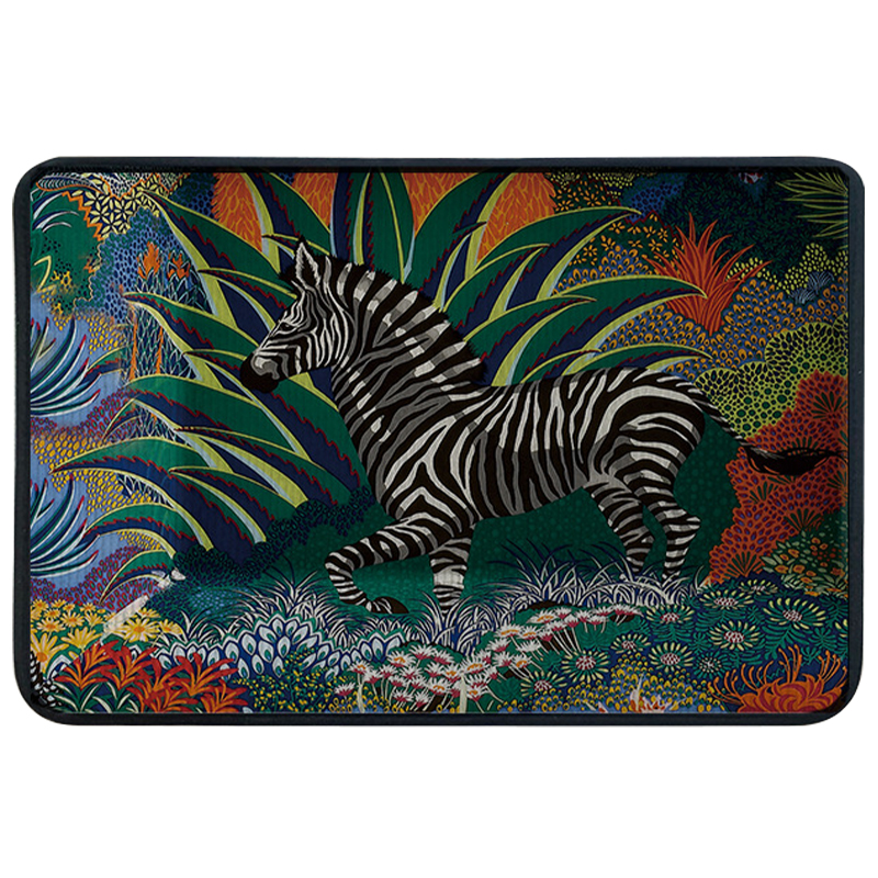 Ковер для прихожей и ванной Hermes Mountain Zebra Rug