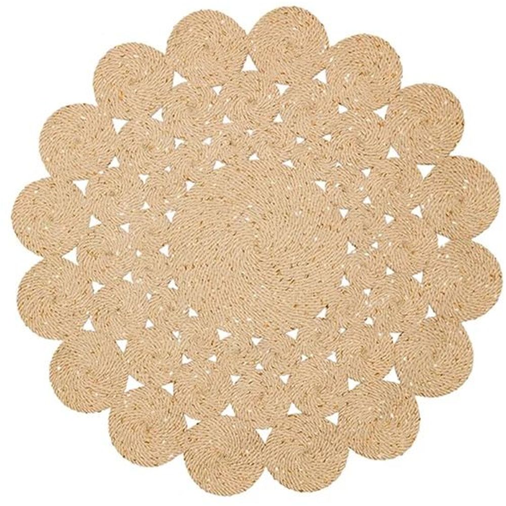 Ковер круглый с джутовой основой Round tourniquet