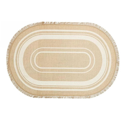 Ковер овальный с эффектом джута Oval classic