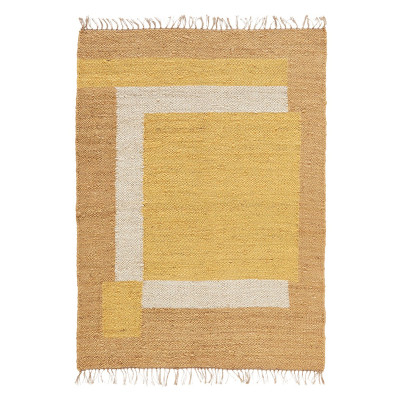 Ковер с бахромой Carpet Yellow 100% джут