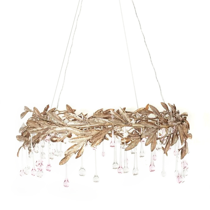 Кольцевая люстра из латуни Victory Wreath