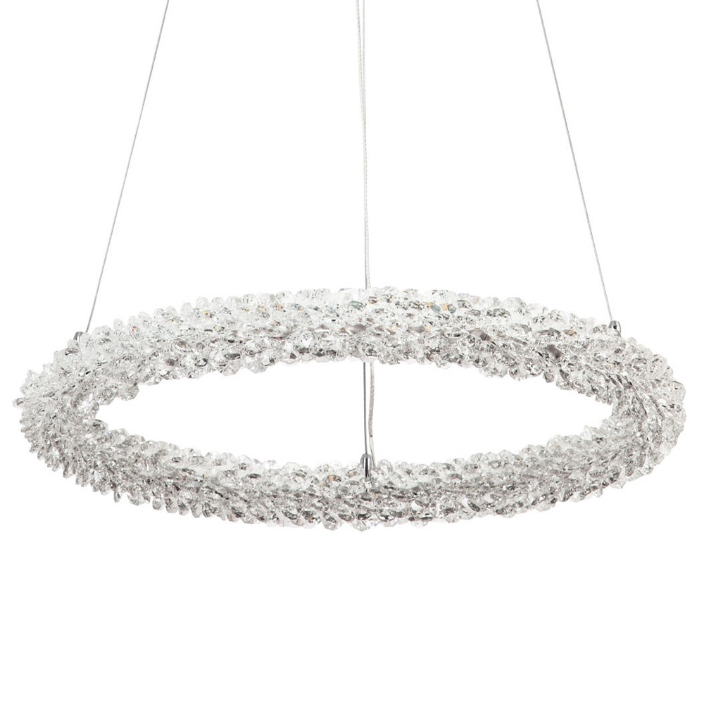 Кольцевая люстра с хрустальным декором Gilbertine Crystal Ring Chandelier