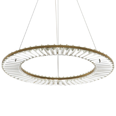 Кольцевая люстра с хрустальным декором Maude Crystal Chandelier