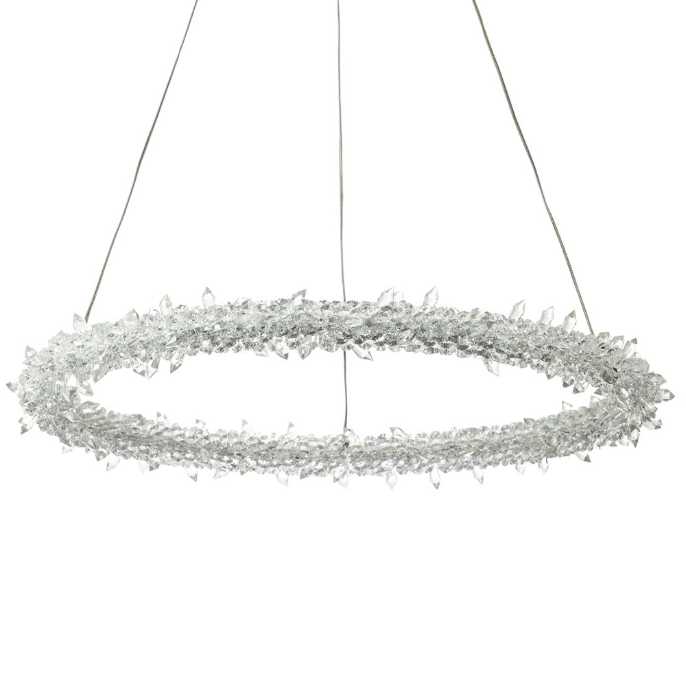 Кольцевая люстра украшенная кристаллами из хрусталя Gilbertine Crystals Ring Chandelier