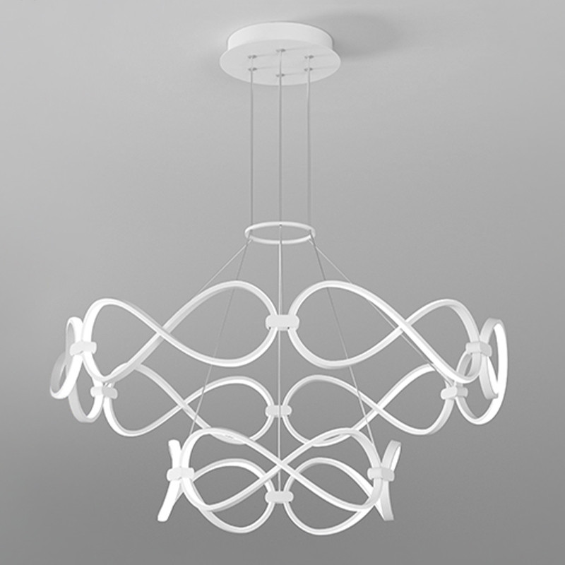 Кольцеобразная Люстра FORLI BW Белый цвет