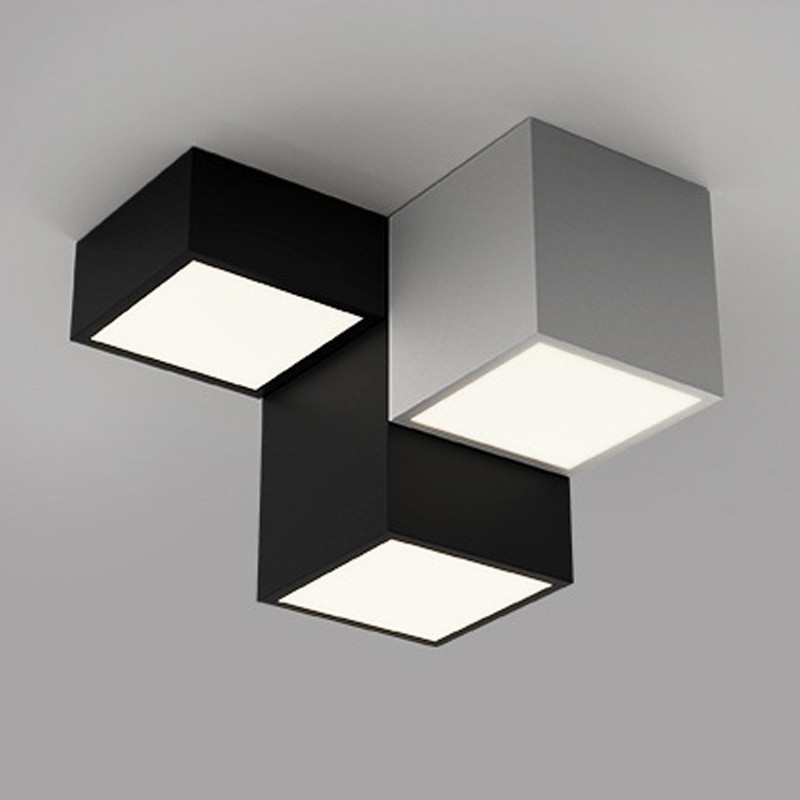Комбинация из 3-х геометрических потолочных светильников Three Geometric Lamps
