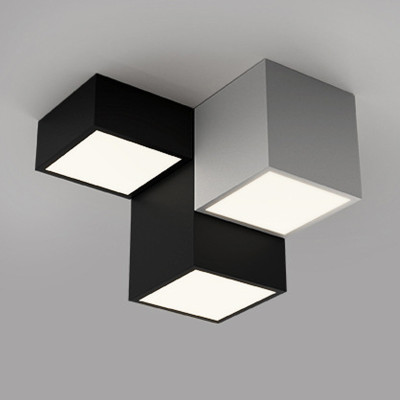 Комбинация из 3-х геометрических потолочных светильников Three Geometric Lamps