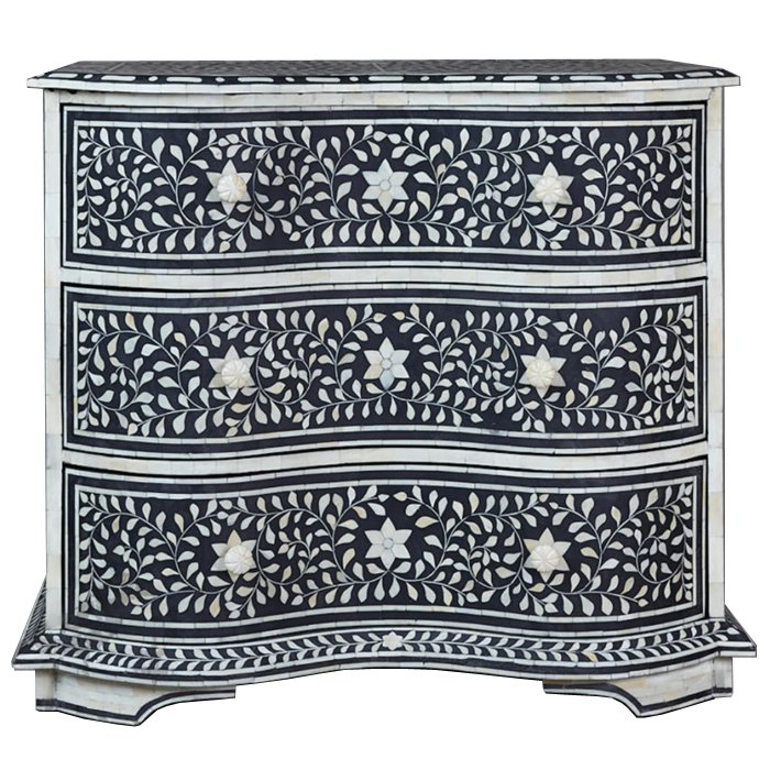 Комод Inlaid Bone Stars And Waves