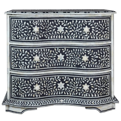 Комод Inlaid Bone Stars And Waves