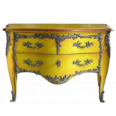 Комод L.XV CHEST OF DRAWERS IN THE STYLE OF B.V.R Yellow