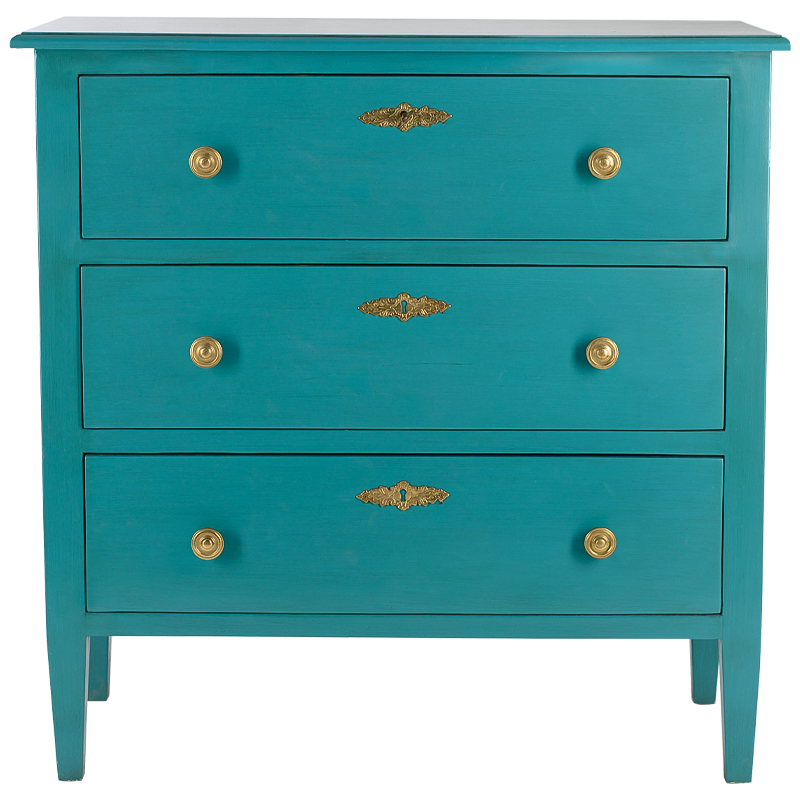 Комод L.XV CHEST OF DRAWERS Moreau Бирюзовый