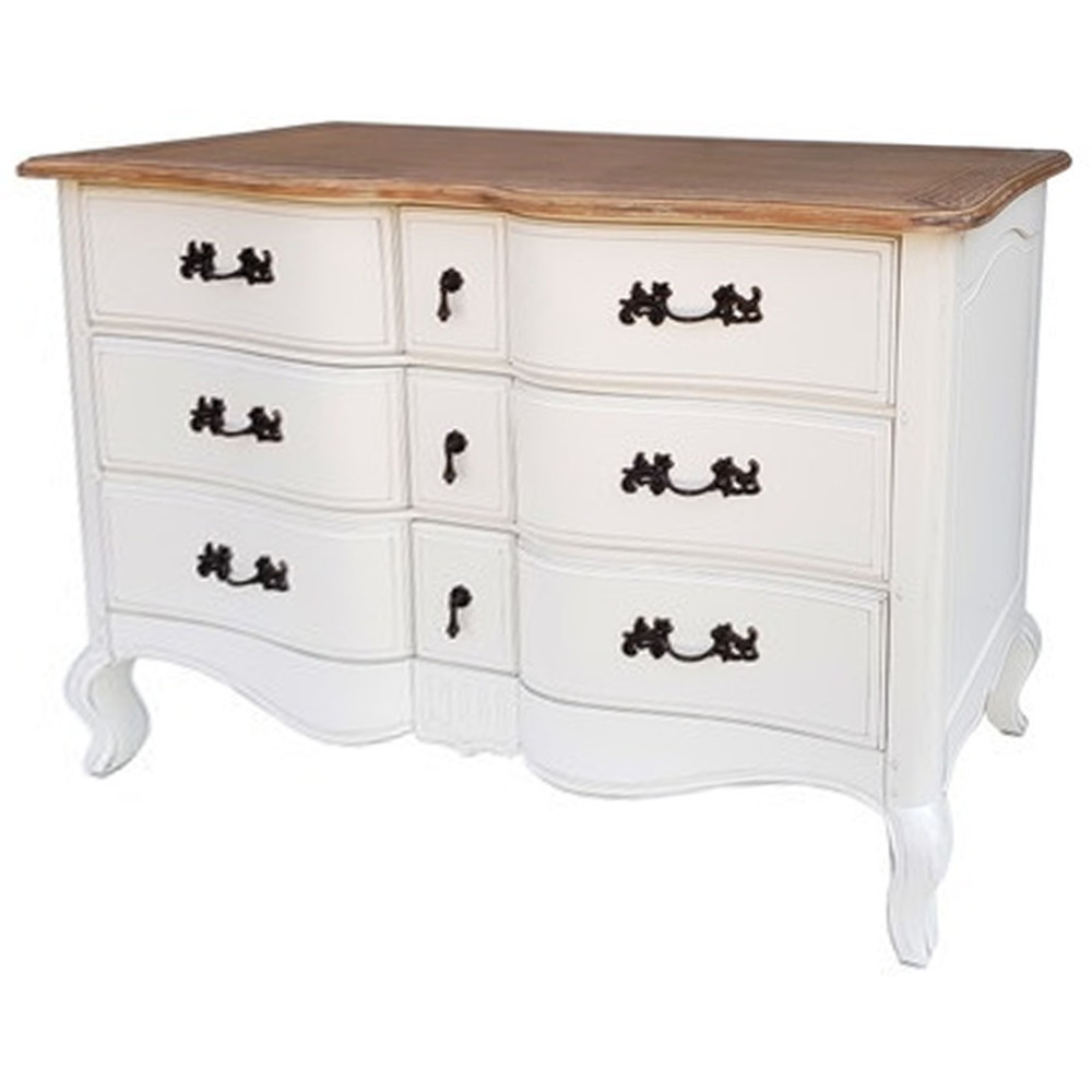 Комод бежевый в стиле Прованс Montmartre Provence Beige Wide