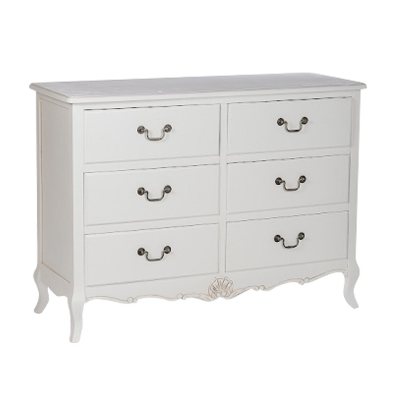Комод белый в стиле прованс Montmartre Provence Wide