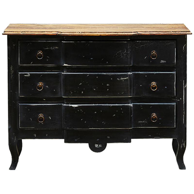 Комод в винтажном стиле Renee Black Vintage Commode Черный
