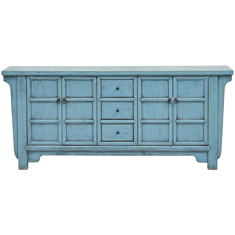 Комод в китайском стиле Blue Chest of Drawers Chinese Collection