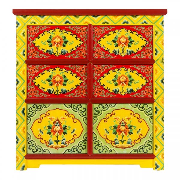 Комод в китайском стиле Chinese Multicolor