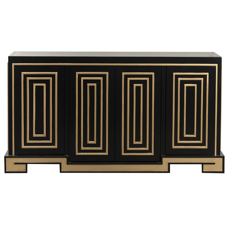 Комод в стиле арт-деко Meandro Chest of drawers Черный