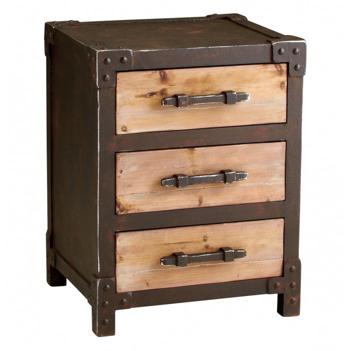 Комод в стиле Лофт Industrial Loft Raw Chester Storage Металл и дерево