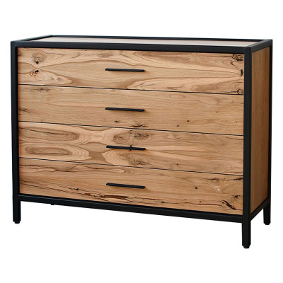 Комод в стиле лофт Irvine Industrial Metal Rust Chest of Drawers