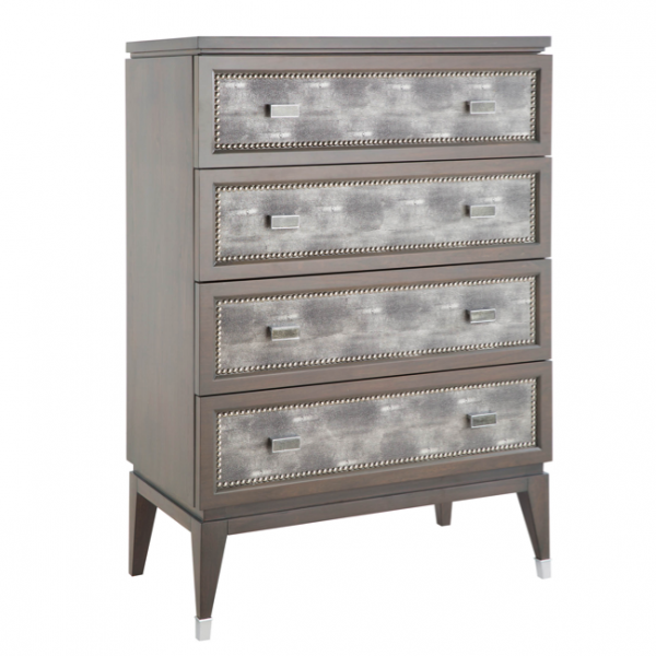 Комод в стиле неоклассика с 4-мя ящиками Ravenia 4 Серый