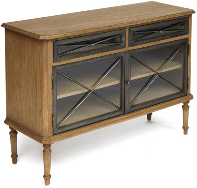 Комод в стиле Прованс со стеклянными дверцами Provence Jacob Chest of Drawers small