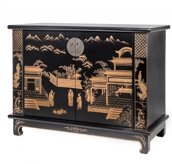 Комод в стиле Шинуазри Chinese History Comode