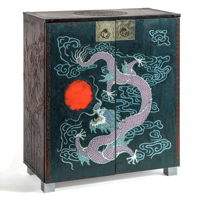 Комод в стиле шинузари Chest Chinese Dragon