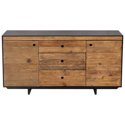 Комод деревянный с 2-мя дверцами и 3-мя ящиками Russell Chest of Drawers