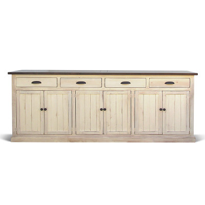 Комод длинный в стиле прованс Brigida Provence HARMONIE Weasted Ivory long Слоновая кость