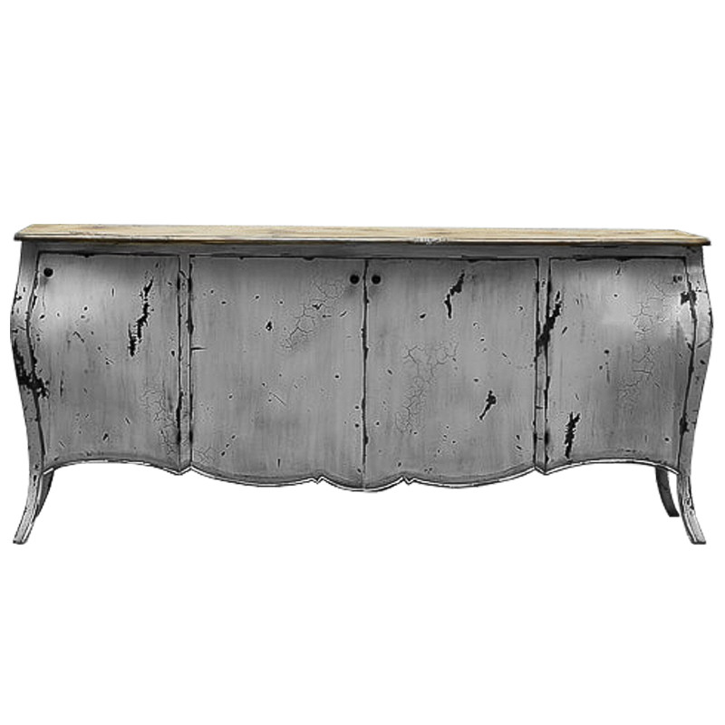 Комод длинный в стиле прованс White Vintage Commode Белый