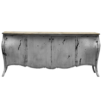 Комод длинный в стиле прованс White Vintage Commode Белый