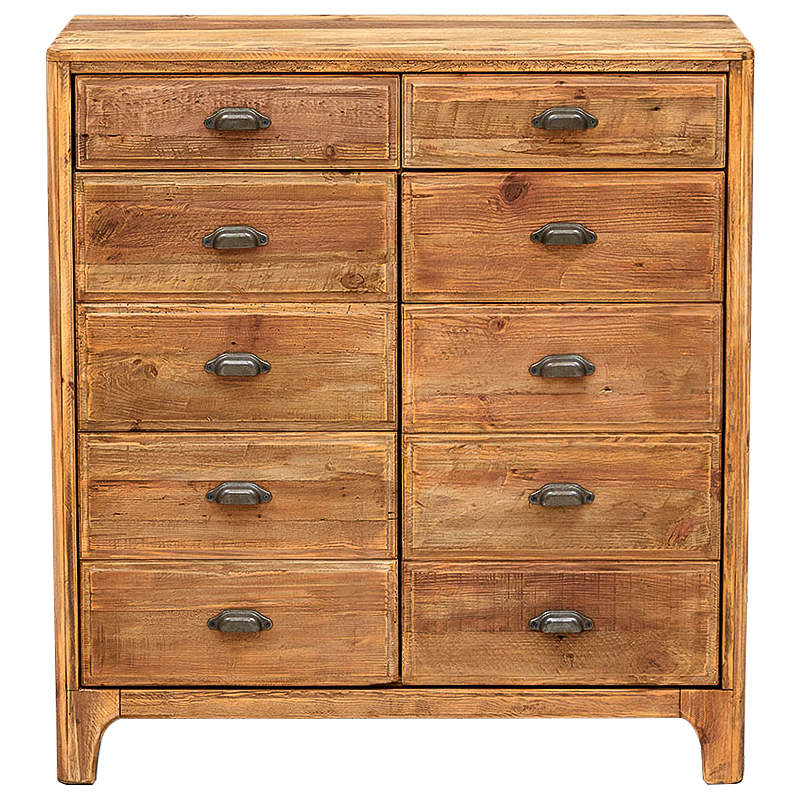 Комод из массива сосны в стиле лофт Pauley Loft Chest of Drawers