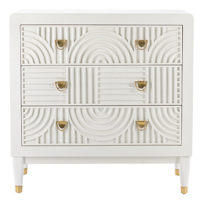 Комод с 3-мя ящиками Seymour Chest Of Drawers white Белый