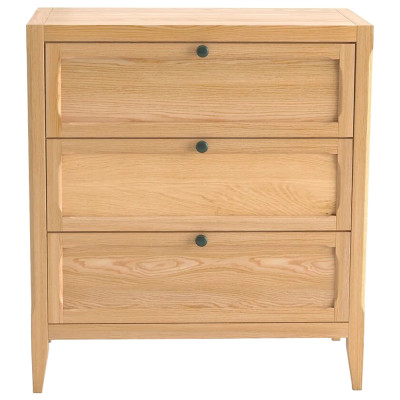 Комод с 3-мя ящиками светлый дуб Silva Oak Chest of Drawers