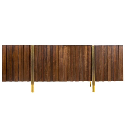 Комод с мраморной столешницей Walnut Veneer