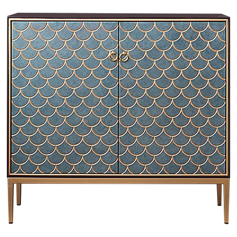 Комод с орнаментом Рыбья чешуя Cateline Scale Pattern Chest of Drawers