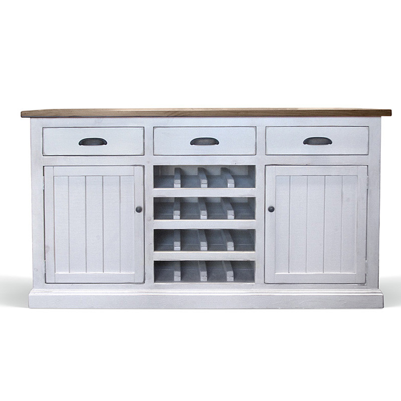 Комод с отделением для хранения вина Brigida Provence HARMONIE Wine Server Белый