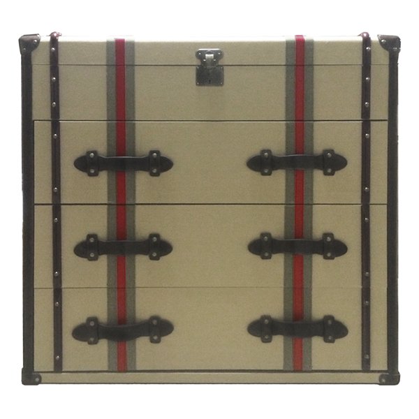 Комод с тканевой обивкой Richards Red line Canvas Medium chest of drawers