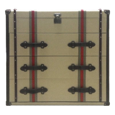 Комод с тканевой обивкой Richards Red line Canvas Medium chest of drawers