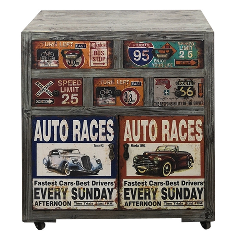 Комод Сars Loft Print Commode