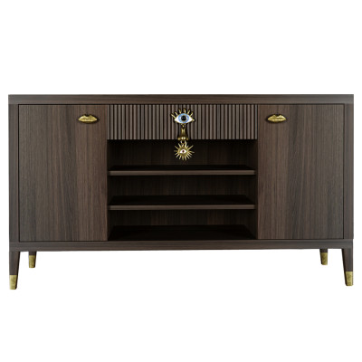 Комод-буфет Elsa Dreams Walnut с открытыми полками